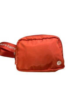 Pure Barre Red Belt Bag Fanny Pack Crossbody Adjustable Strap Lightweight